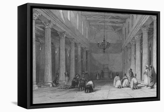 Chapel at Bethlehem-Thomas Allom-Framed Stretched Canvas