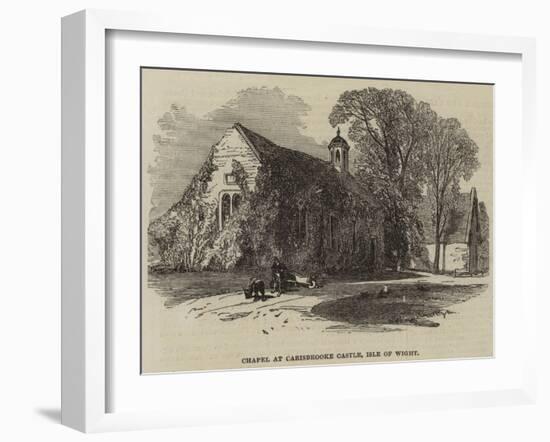 Chapel at Carisbrooke Castle, Isle of Wight-null-Framed Giclee Print