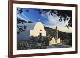 Chapel at Monolithos Castle, Rhodes, Dodecanese, Greek Islands, Greece, Europe-Jochen Schlenker-Framed Photographic Print