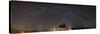 Chapel at Night, Panorama with Milky Way-Niki Haselwanter-Stretched Canvas