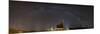 Chapel at Night, Panorama with Milky Way-Niki Haselwanter-Mounted Photographic Print