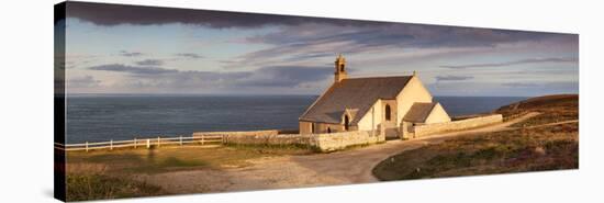 Chapel at the Coast, Chapelle Saint-They, Pointe Du Van, Cleden Cape Sizun, Finistere-null-Stretched Canvas