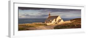 Chapel at the Coast, Chapelle Saint-They, Pointe Du Van, Cleden Cape Sizun, Finistere-null-Framed Photographic Print