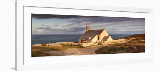 Chapel at the Coast, Chapelle Saint-They, Pointe Du Van, Cleden Cape Sizun, Finistere-null-Framed Photographic Print