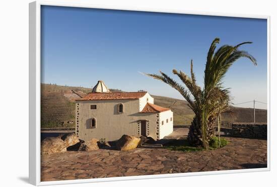 Chapel at the View Point of Mirador De Igualero, La Gomera, Canary Islands, Spain, Europe-Markus Lange-Framed Photographic Print