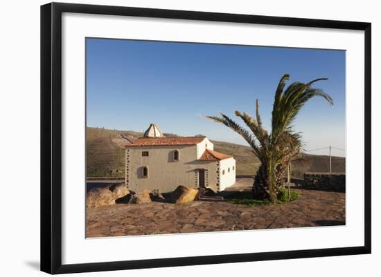 Chapel at the View Point of Mirador De Igualero, La Gomera, Canary Islands, Spain, Europe-Markus Lange-Framed Photographic Print