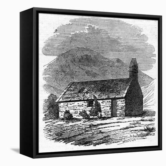 Chapel at Wastdale Head, Cumberland-null-Framed Stretched Canvas