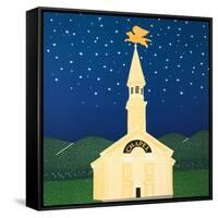 Chapel Cover-Stephen Huneck-Framed Stretched Canvas