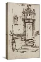 Chapel Doorway, Montresor, 1888-James Abbott McNeill Whistler-Stretched Canvas