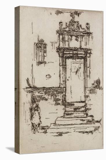 Chapel Doorway, Montresor, 1888-James Abbott McNeill Whistler-Stretched Canvas