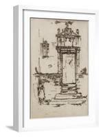 Chapel Doorway, Montresor, 1888-James Abbott McNeill Whistler-Framed Giclee Print