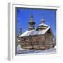 Chapel from Kashira, Museum of Wooden Architecture Vitoslavlicy, Veliky Novgorod, Novgorod Region, -Ivan Vdovin-Framed Photographic Print