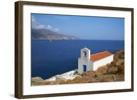 Chapel, Hora, Andros Island, Cyclades, Greek Islands, Greece, Europe-Tuul-Framed Photographic Print