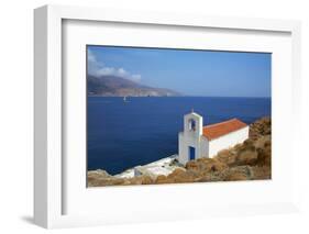 Chapel, Hora, Andros Island, Cyclades, Greek Islands, Greece, Europe-Tuul-Framed Photographic Print