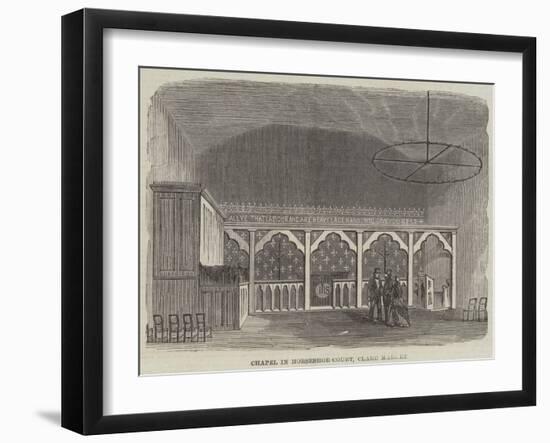 Chapel in Horseshoe-Court, Clare Market-null-Framed Giclee Print