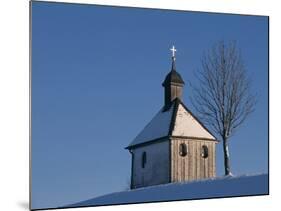 Chapel in Murnau, Bavaria-Hubert Stadler-Mounted Photographic Print
