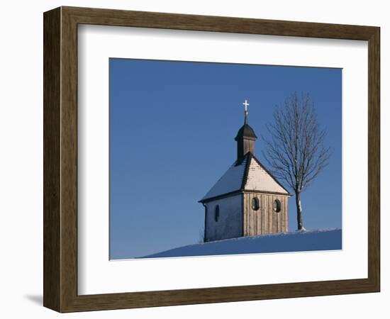 Chapel in Murnau, Bavaria-Hubert Stadler-Framed Photographic Print