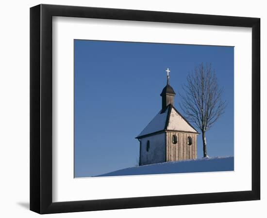 Chapel in Murnau, Bavaria-Hubert Stadler-Framed Photographic Print