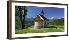 Chapel in the Lockstein, Berchtesgaden, Watzmann, Berchtesgadener Land District, Bavaria, Germany-Rainer Mirau-Framed Photographic Print