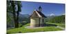 Chapel in the Lockstein, Berchtesgaden, Watzmann, Berchtesgadener Land District, Bavaria, Germany-Rainer Mirau-Mounted Photographic Print