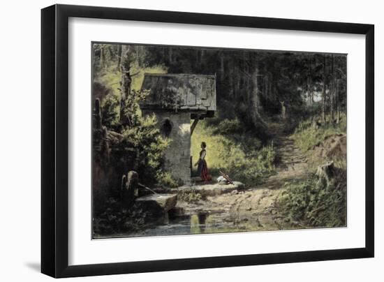 Chapel in the Woods-Carl Spitzweg-Framed Giclee Print