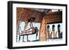 Chapel Interior, Anubis, Thebes, Egypt-null-Framed Giclee Print
