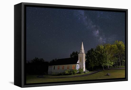 Chapel Lights-Michael Blanchette-Framed Stretched Canvas