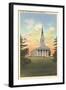 Chapel, Middlebury College, Middlebury, Vermont-null-Framed Art Print