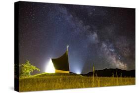 Chapel Milky Way-Niki Haselwanter-Stretched Canvas