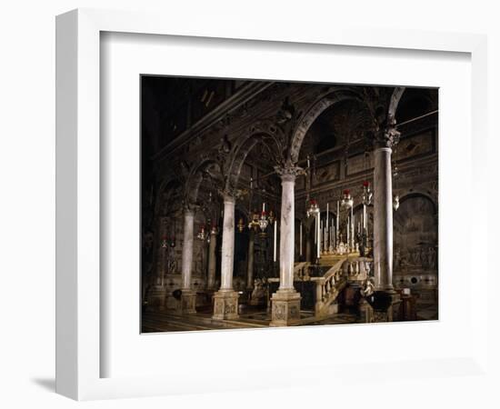Chapel of Ark of Saint Anthony, 16th Century, Basilica of Saint Anthony, Padua, Veneto, Italy-null-Framed Giclee Print