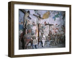 Chapel of Crucifixion-Gaudenzio Ferrari-Framed Giclee Print