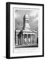 Chapel of Ease, West Hackney, London, 1827-W Bond-Framed Giclee Print