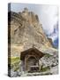 Chapel of Rifugio Tuckett e Sella. The Brenta Dolomites. Italy, Trentino, Val Rendena.-Martin Zwick-Stretched Canvas