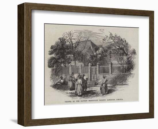 Chapel of the Baptist Missionary Society, Kingston, Jamaica-null-Framed Giclee Print