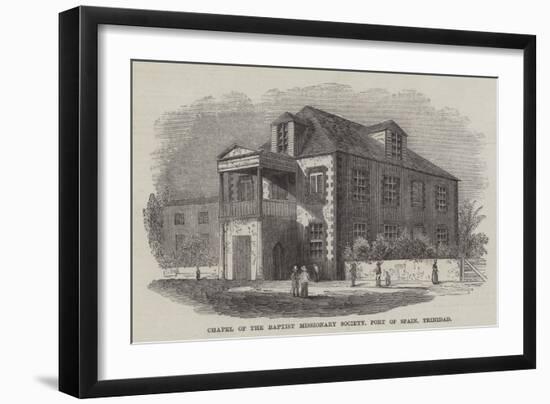 Chapel of the Baptist Missionary Society, Port of Spain, Trinidad-null-Framed Giclee Print