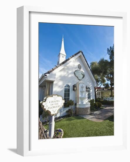 Chapel of the Flowers Wedding Chapel, Las Vegas, Nevada, United States of America, North America-Michael DeFreitas-Framed Photographic Print