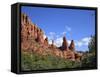 Chapel of the Holy Cross by Marguerite Brunswig Staude, Red Rock Country, Sedona, Arizona, Usa-Savanah Stewart-Framed Stretched Canvas