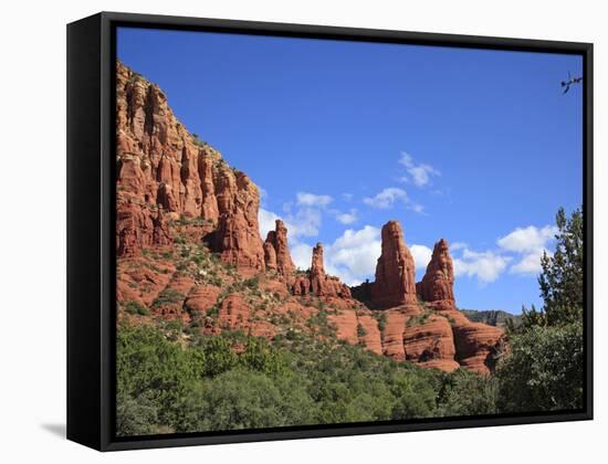 Chapel of the Holy Cross by Marguerite Brunswig Staude, Red Rock Country, Sedona, Arizona, Usa-Savanah Stewart-Framed Stretched Canvas