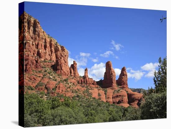 Chapel of the Holy Cross by Marguerite Brunswig Staude, Red Rock Country, Sedona, Arizona, Usa-Savanah Stewart-Stretched Canvas