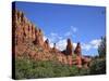 Chapel of the Holy Cross by Marguerite Brunswig Staude, Red Rock Country, Sedona, Arizona, Usa-Savanah Stewart-Stretched Canvas