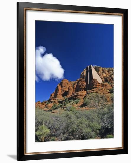 Chapel of the Holy Cross in Sedona, Arizona, USA-Chuck Haney-Framed Photographic Print