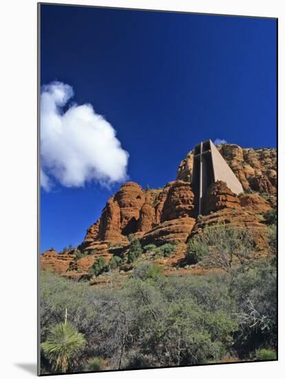 Chapel of the Holy Cross in Sedona, Arizona, USA-Chuck Haney-Mounted Photographic Print