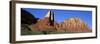 Chapel of the Holy Cross, Sunset, Sedona, Arizona, United States of America (U.S.A.), North America-Ruth Tomlinson-Framed Photographic Print