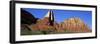 Chapel of the Holy Cross, Sunset, Sedona, Arizona, United States of America (U.S.A.), North America-Ruth Tomlinson-Framed Photographic Print