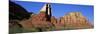 Chapel of the Holy Cross, Sunset, Sedona, Arizona, United States of America (U.S.A.), North America-Ruth Tomlinson-Mounted Photographic Print