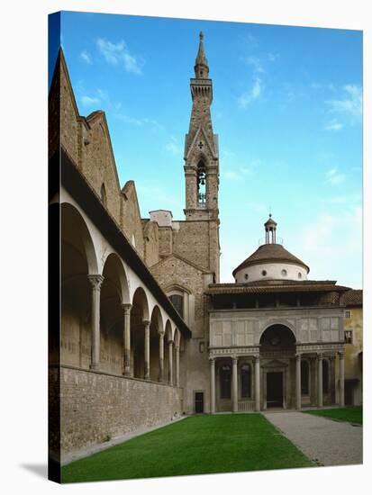 Chapel of the Pazzi Family, 1430-Filippo Brunelleschi-Stretched Canvas