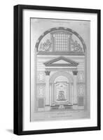 Chapel of the Pieta in St.Peter's, Rome, Engraved by Jean Joseph Sulpis, Published 1882-Paul Marie Letarouilly-Framed Giclee Print