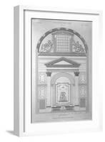 Chapel of the Pieta in St.Peter's, Rome, Engraved by Jean Joseph Sulpis, Published 1882-Paul Marie Letarouilly-Framed Giclee Print