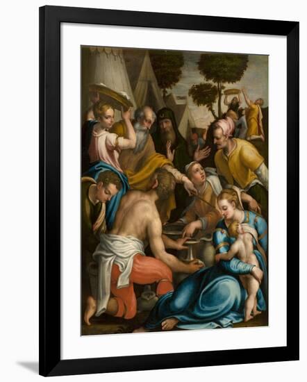 Chapel of the SS Sacrament, First Span North Side, Giulio Campi, Collection of Manna 1569-Giulio Campi-Framed Giclee Print