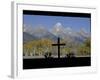 Chapel of Transfiguration, Grand Teton National Park, Wyoming, USA-Rolf Nussbaumer-Framed Photographic Print